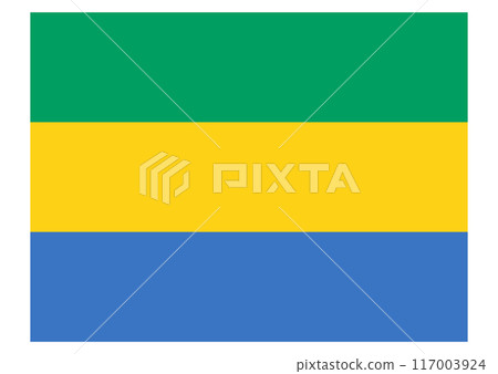 Flag Gabon Flag Gabon 117003924
