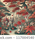 Autumn leaves and monsters 117004540