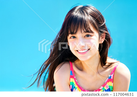 游泳衣的一個少婦 117004631