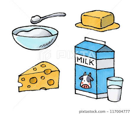 乳製品套裝(奶油、優格、牛奶、起司) 乳製品套裝(奶油、優格、牛奶、起司) 117004777