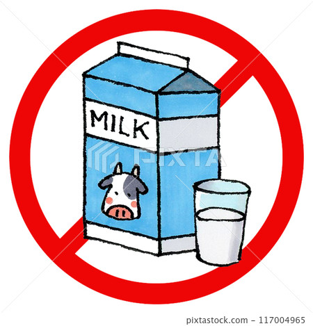 牛奶禁售標誌 牛奶禁售標誌 117004965