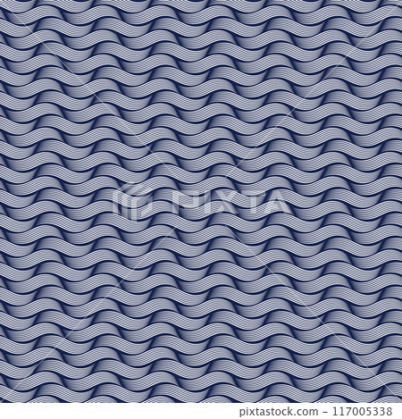 A Geometric Waves Seamless Pattern for Japanese seamless pattern of traditional clothes design. Decorative A Geometric Waves Seamless Pattern for Japanese seamless pattern of traditional clothes design. Decorative 117005338