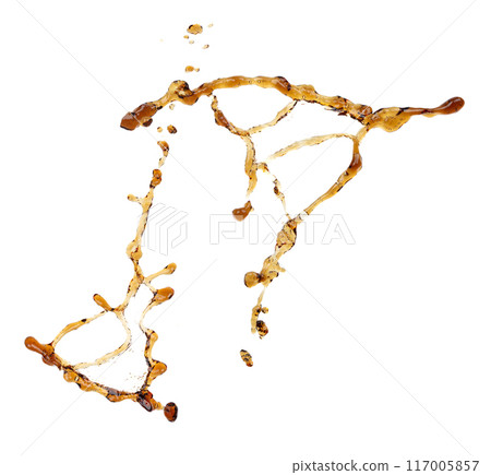 Splash soyu soy sauce coffee drink texture graphic resource elements. Coffee drink Shape form droplet of espresso splashes into drop cola line tube attack fluttering in air and stop motion freeze shot Splash soyu soy sauce coffee drink texture graphic resource elements. Coffee drink Shape form droplet of espresso splashes into drop cola line tube attack fluttering in air and stop motion freeze shot 117005857