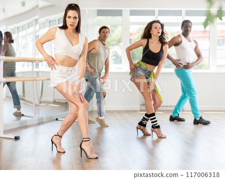 Group training in modern erotic dances in studio Group training in modern erotic dances in studio 117006318