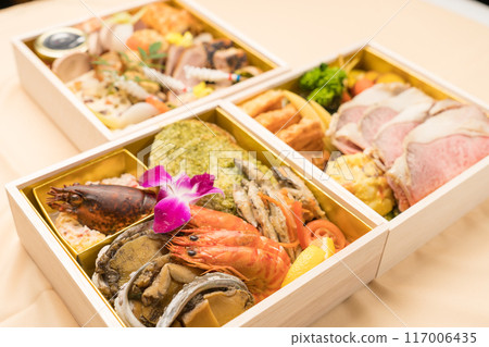 Western style new year dishes Western style new year dishes 117006435