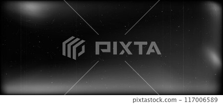 Vintage noir film frame texture. Black and white aged grain movie background. Retro photo filter template with light leak, grain, scratches, noise, dust. Nostalgic cinematic photography effect. Vector Vintage noir film frame texture. Black and white aged grain movie background. Retro photo filter template with light leak, grain, scratches, noise, dust. Nostalgic cinematic photography effect. Vector 117006589