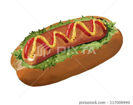 Hot Dog (with lettuce) 117006940