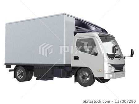 EV truck EV car battery exchange type (3DCG image) 117007290