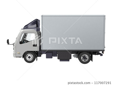 EV truck EV car battery exchange type (3DCG image) 117007291