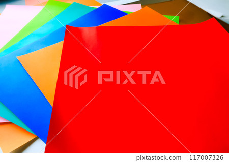 Colorful origami 117007326