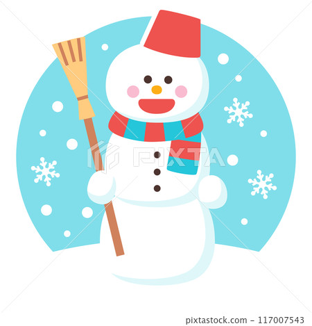 拿著掃帚的雪人 拿著掃帚的雪人 117007543
