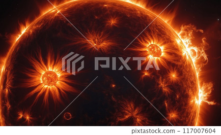 外太空的太陽耀斑 117007604