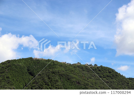 武田城跡遠景（兵庫縣朝來市） 117008294