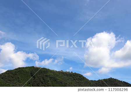 武田城跡遠景（兵庫縣朝來市） 117008296
