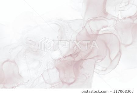 時尚的質感材料，可用於時尚和化妝品抽象淡粉色米色水彩風格酒精材料。 117008303