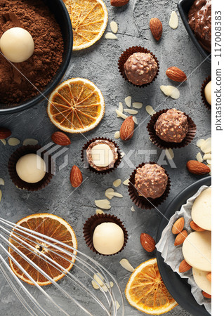 Marzipan, concept of tasty and delicious sweet food 117008383