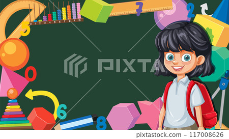 Back to School Vector Illustration 117008626