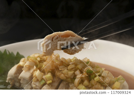 Drooling chicken with chopsticks Drooling chicken with chopsticks 117009324