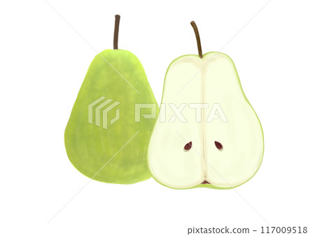 Pear (front and back) 117009518