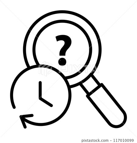 Future question icon. Future question icon. 117010099