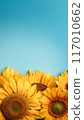 AI藝術，向日葵背景 117010662
