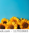AI藝術，向日葵背景 117010665