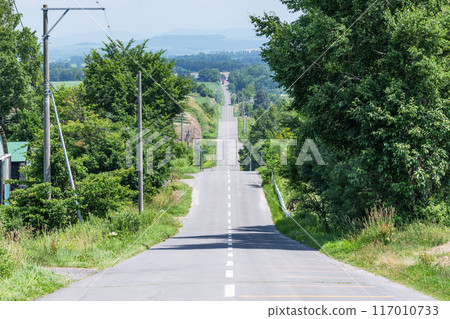 Kamifurano Town, Hokkaido, Kamifurano Eight Views, Summer Roller Coaster Road 117010733
