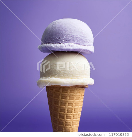 AI Art, Ice Cream Background 117010853