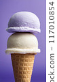 AI藝術，冰淇淋背景 117010854