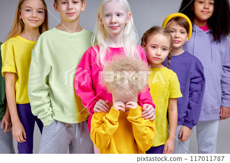 upset unhappy little girl crying wiping her eyes upset unhappy little girl crying wiping her eyes 117011787