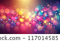 Lights and bubbles bokeh art (carnival of colors) that can be used as wallpaper or background 117014585