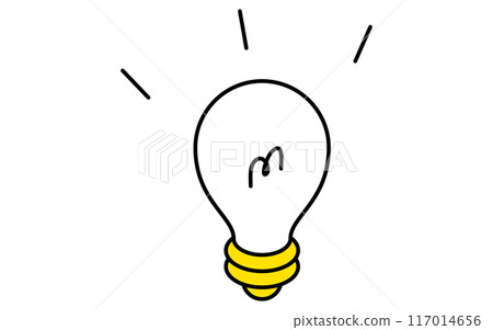 Light bulb, target, goal achievement and goal business icon, isometric illustration 117014656
