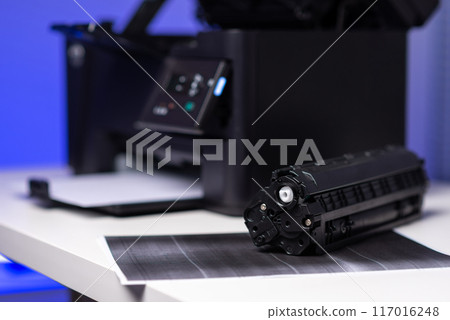 Black laser printer cartridge 117016248