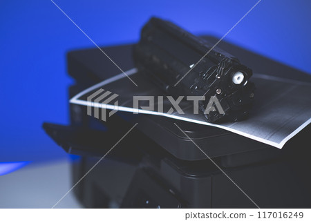 Black laser printer cartridge 117016249