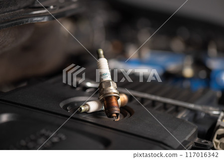 Old spark plug 117016342