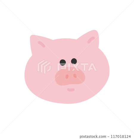 Pig face icon 117018124