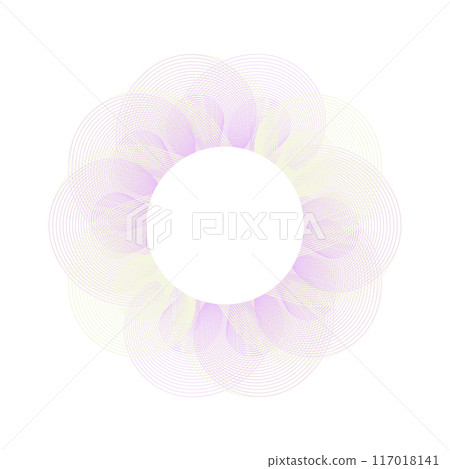 Guilloche element for water mark 117018141