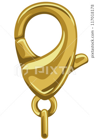 閃亮的蟹蟹零件圖示插圖/金色固體版本 閃亮的蟹蟹零件圖示插圖/金色固體版本 117018178