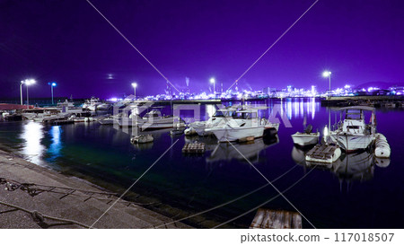 Night view of the harbor 117018507