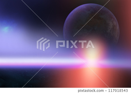 Space digital art outer space concept series Space digital art outer space concept series 117018543