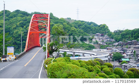 Ototo Ohashi Bridge in Sakai City, Hiroshima Prefecture Ototo Ohashi Bridge in Sakai City, Hiroshima Prefecture 117018569