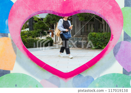 [Nawate Street] Heart-shaped scenery [Matsumoto City] 117019138