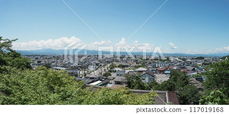 從佐佐戶眺望會津若松市全景 從佐佐戶眺望會津若松市全景 117019168