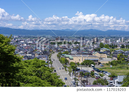View of Aizuwakamatsu city from Sazaedo View of Aizuwakamatsu city from Sazaedo 117019203