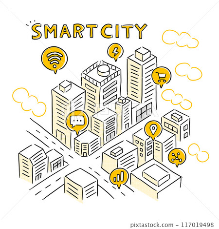 Image of a smart city 117019498