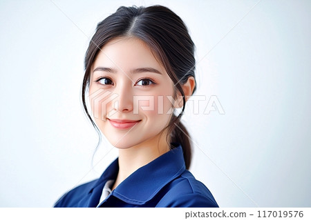 穿著工作服的女人“AI生成圖像” 117019576