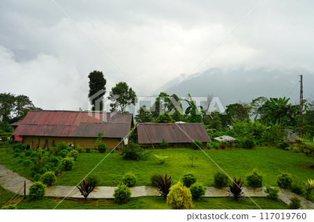 Beautiful View of Lungchok Village at East Sikkim 117019760