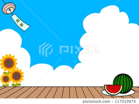 Summer greeting card Summer greeting card 117019978