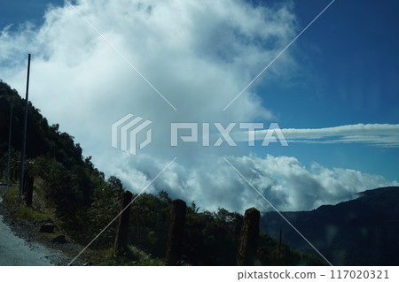 Cloud in Blue Sky in Mountain at Silk Route Sikkim 117020321