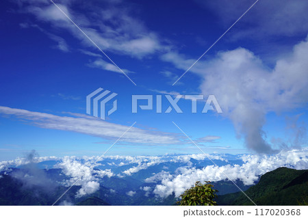 Clouds and Blue Sky Background Clouds and Blue Sky Background 117020368